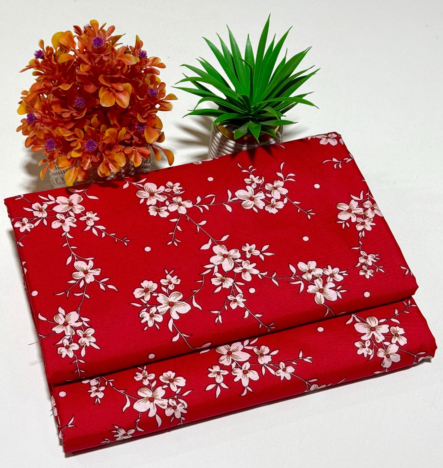 Fashion 33 Digital Print Unstitched Micro Cotton 2 Piece Suit Printed Shirt & Printed Trouser-New Design Trendy Party Wear Dress For Girls