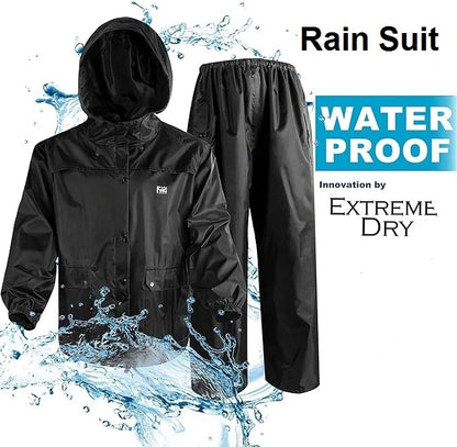 “Waterproof Rain Suit, Lightweight Jacket & Pant Set for Outdoor, Hiking & Camping”
