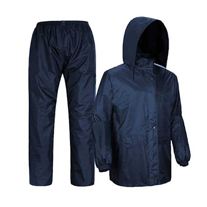 “Waterproof Rain Suit, Lightweight Jacket & Pant Set for Outdoor, Hiking & Camping”