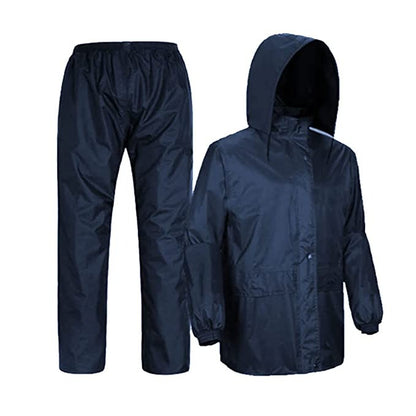 “Waterproof Rain Suit, Lightweight Jacket & Pant Set for Outdoor, Hiking & Camping”