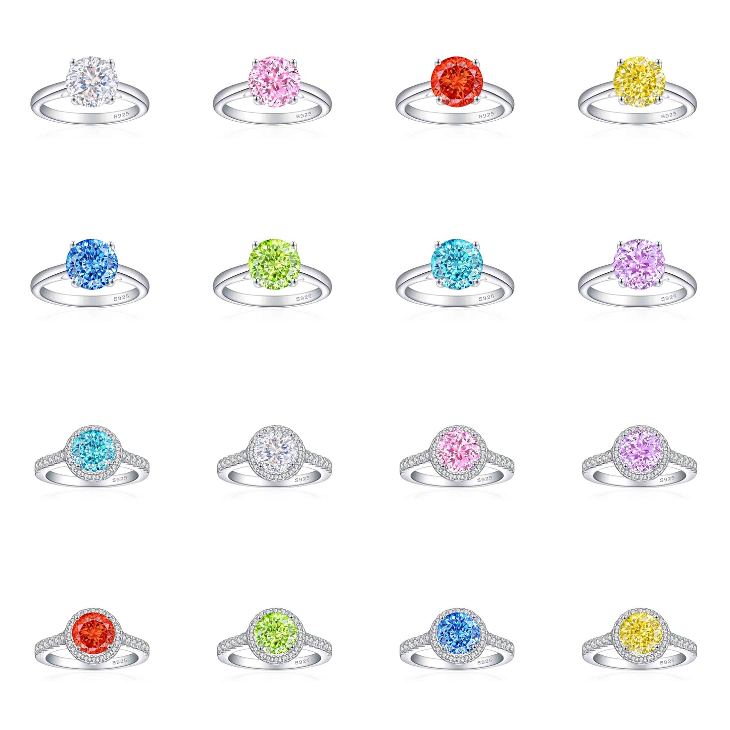 Hot Selling Luxury Women Wedding 18K Gold Plated Iced Out Custom Zirconia Ring