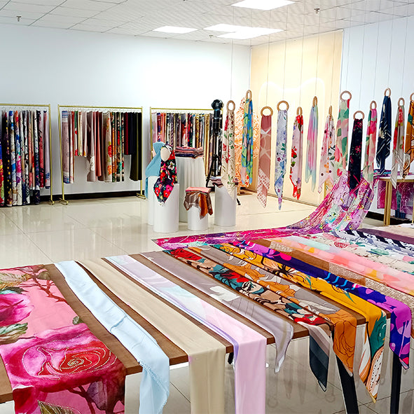 Printing Fabric Borong Bawal Muslim Shawls Premium Cotton Voile Hijab Musulman Scarf for Women