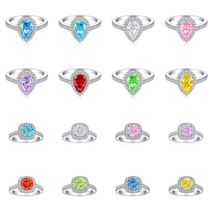 Hot Selling Luxury Women Wedding 18K Gold Plated Iced Out Custom Zirconia Ring