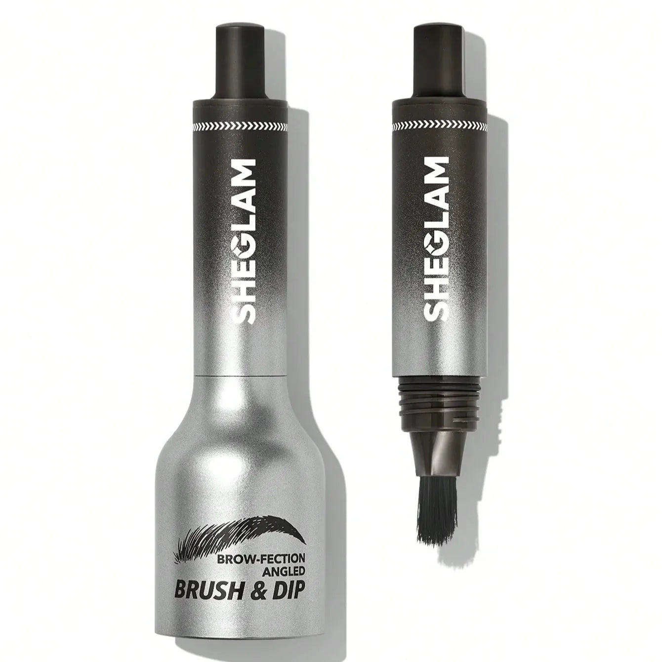 “SHEGLAM Original Angled Brow Brush with Liquid Gel Pen – Waterproof, Easy-Apply Eyebrow