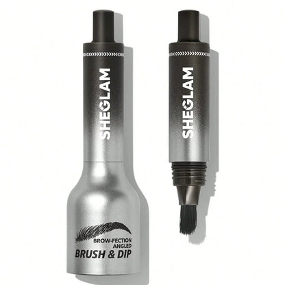 “SHEGLAM Original Angled Brow Brush with Liquid Gel Pen – Waterproof, Easy-Apply Eyebrow