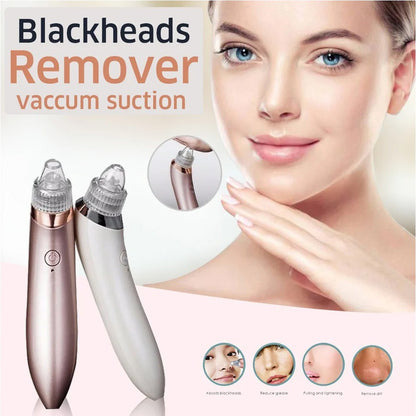 Rechargeable Blackhead Acne Oil Remover Vacuum Suction Face Pore Cleaner Facial Beauty Equipment,Blackhead Removal Machine