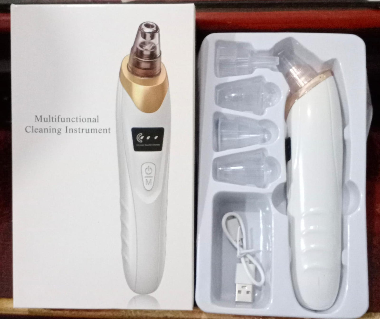 Rechargeable Blackhead Acne Oil Remover Vacuum Suction Face Pore Cleaner Facial Beauty Equipment,Blackhead Removal Machine